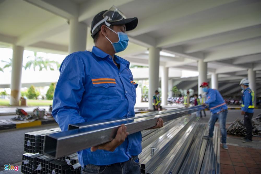 96 giờ thi công bệnh viện dã chiến 2.000 giường ở Đà Nẵng-2