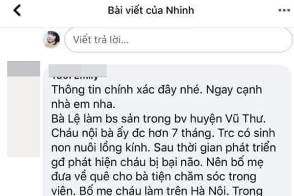 Vụ đầu độc cháu nội bị bại não: Bà nội là bác sĩ khai 2 lần bơm thuốc diệt chuột vào sữa-4