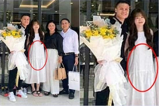 Người yêu Quang Hải liên tục mặc váy suông, để lộ vòng 2 to bất thường