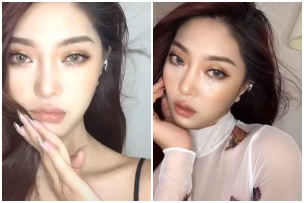 Cô gái mặt mụn, 2 nọng bỗng chốc xinh như hot girl nhờ make-up-1