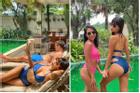Siêu mẫu Hà Anh tung ảnh phô dáng đẹp với bikini trong kỳ nghỉ, 'gái một con' mà vòng một vẫn căng đầy