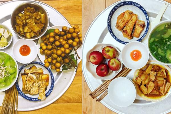 Khoe 6 mâm cơm đầy ắp món ngon, chàng sinh viên khiến bao nàng xin làm phụ bếp-8