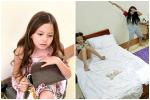 2 nhóc tỳ nhà diva Hồng Nhung bày trò trong khu cách ly