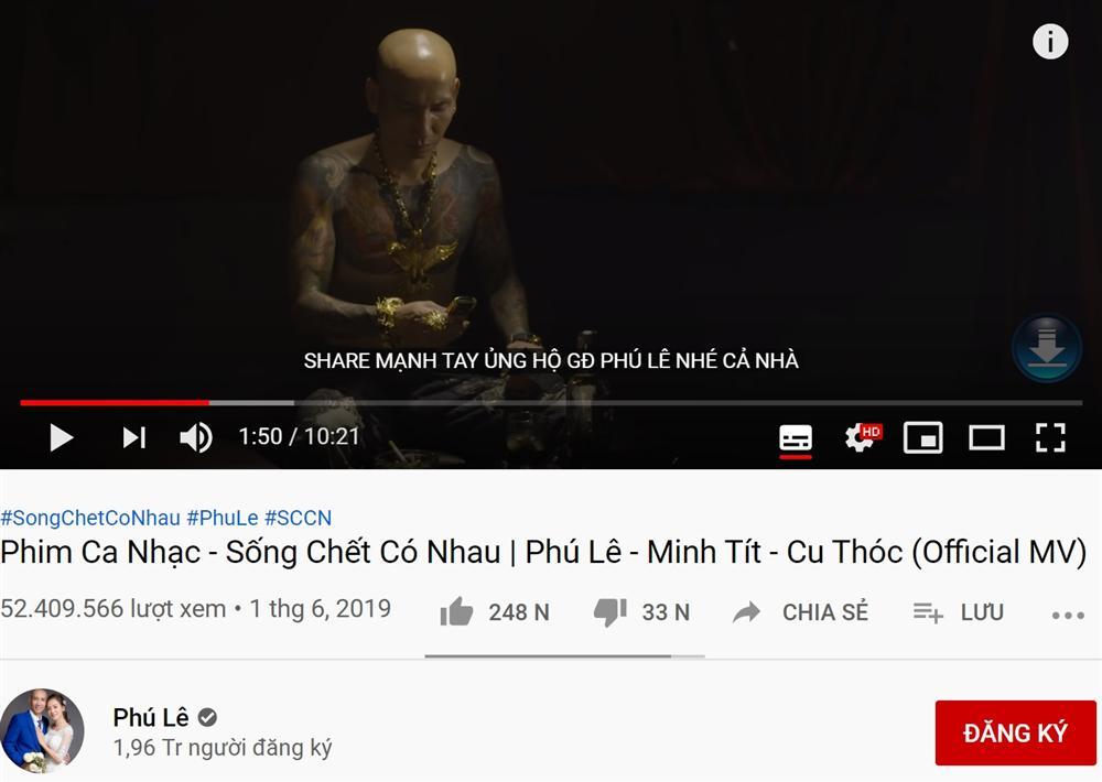 Trước khi xộ khám, giang hồ mạng Phú Lê từng sở hữu loạt MV trăm triệu view-6