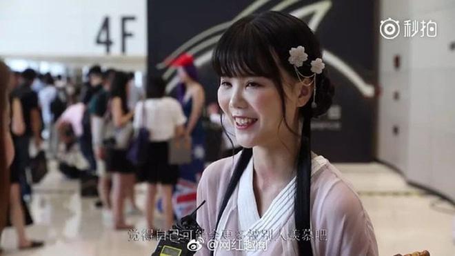 Hot girl cổ trang Trung Quốc lộ mặt thật già nua trên truyền hình-1