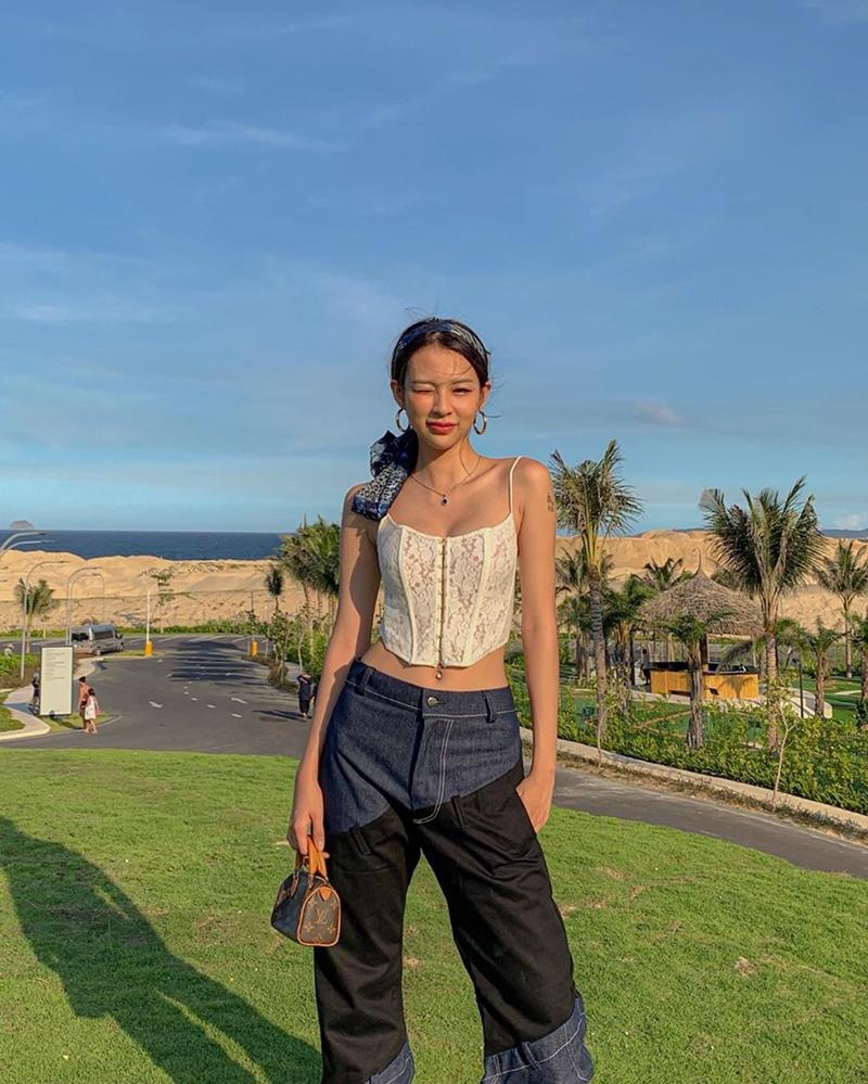 Jun Vũ khoe vòng 1 trùng tu căng đét - Diệu Nhi chuyển sang style Hiphop-7