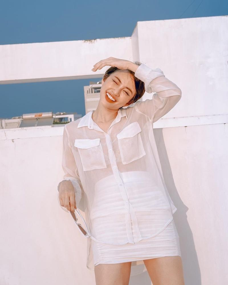 Jun Vũ khoe vòng 1 trùng tu căng đét - Diệu Nhi chuyển sang style Hiphop-10