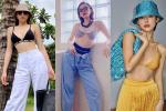 Mỹ nhân Việt dùng bikini 'phối đồ 'chất lừ' đi du lịch