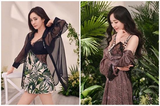 Chơi style hổ báo, Dương Mịch đốt mắt người nhìn với vòng một 'khủng'