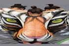 Ấn tượng thị giác: Bạn nhìn thấy mặt con hổ, 1 cô gái hay 3 cô gái?
