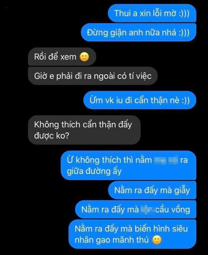 Xin lỗi bạn gái không được, thanh niên lật mặt như lật bánh tráng cười muốn xỉu-1