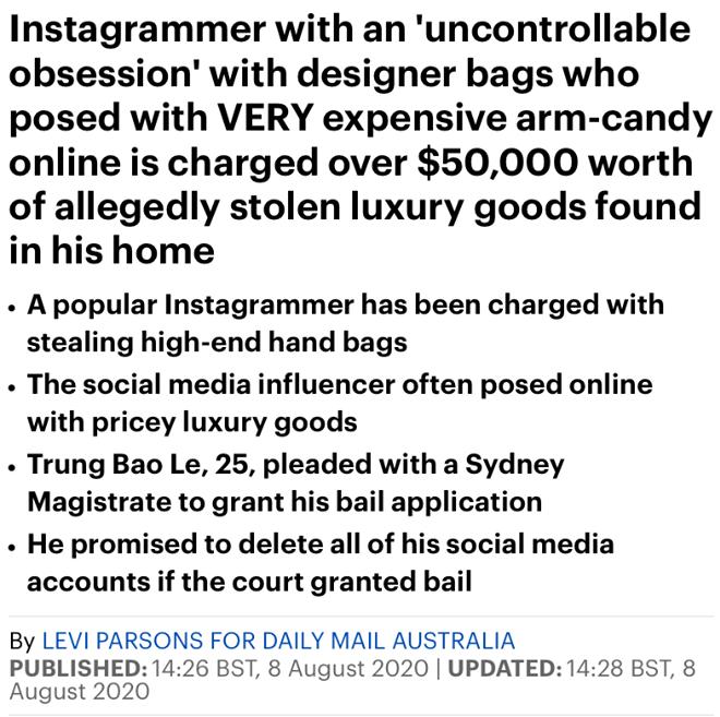 Danh tính không phải dạng vừa của du học sinh Việt bị bắt quả tang ăn trộm hàng hiệu ở Úc-4