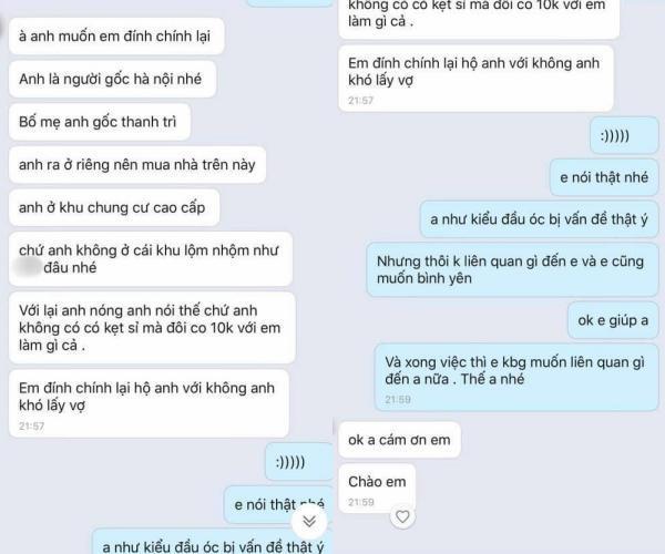 Thanh niên 12 giờ đêm đòi cô gái trả 10 nghìn tiền nước mía sau buổi hẹn hò tiếp tục gây bão khi đòi được đính chính-4