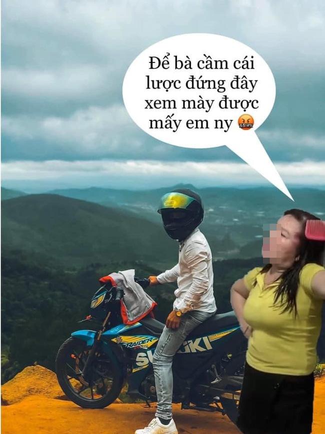 Ế lâu ngày, thanh niên nhờ 500 anh em mạng ghép hình bạn gái ngồi sau xe, cái kết cười sái quai hàm-7