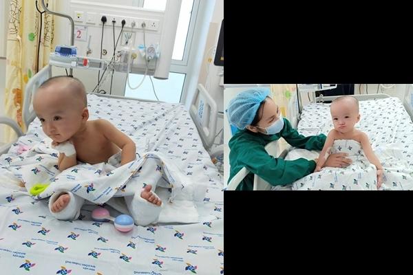 Cặp song sinh Trúc Nhi - Diệu Nhi háo hức ăn những thìa cháo thịt đầu tiên-6