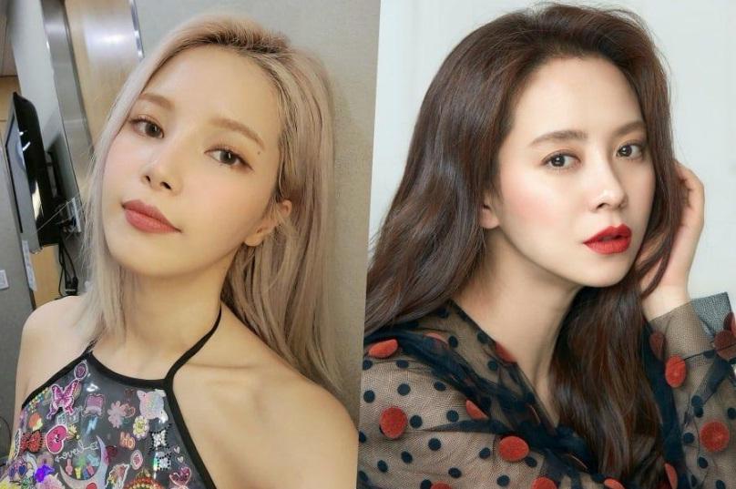 MAMAMOO Solar gửi tặng đàn chị Song Ji Hyo một đôi giày thể thao vì sự nhiệt tình và tốt bụng sau khi cô tham gia 