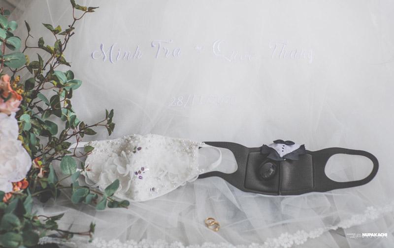 Đeo khẩu trang chụp ảnh cưới vì COVID-19, đôi uyên ương Sài thành vẫn đẹp nao lòng-2