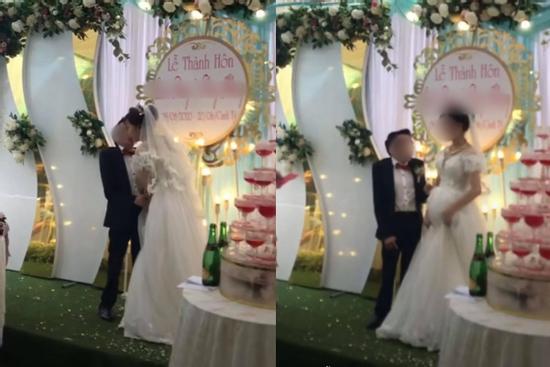 Cảnh hôn đám cưới rầm rộ MXH: Hành động 'xấu hổ' của chú rể được hưởng ứng rần rần