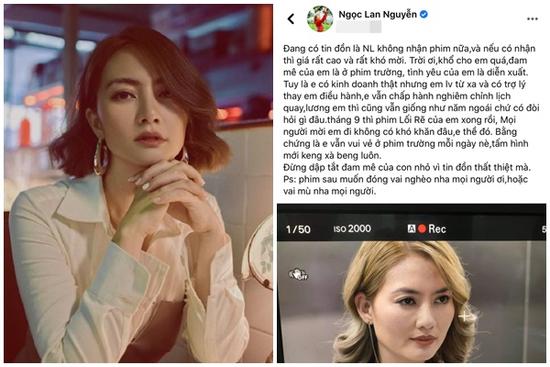Ngọc Lan bị đồn chảnh, hét cát-sê cao: 'Trời ơi, khổ cho em quá'
