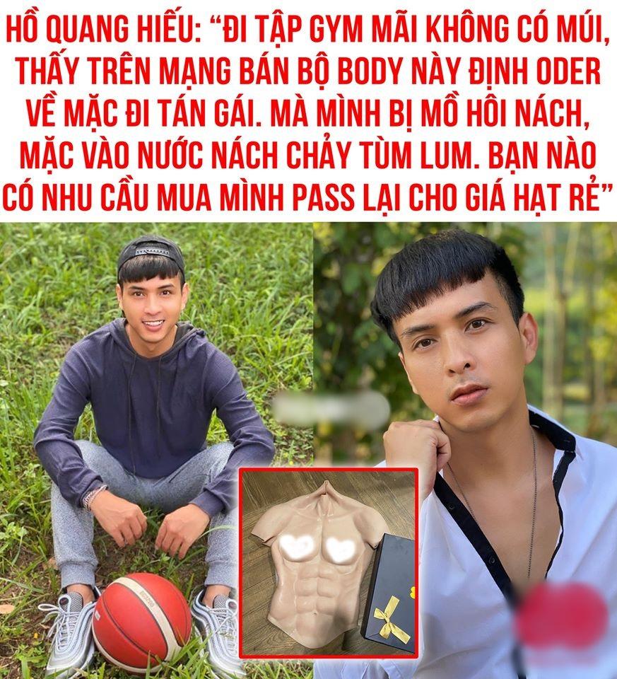 Hồ Quang Hiếu rao bán áo silicon để fake body 6 múi cực mặn-3