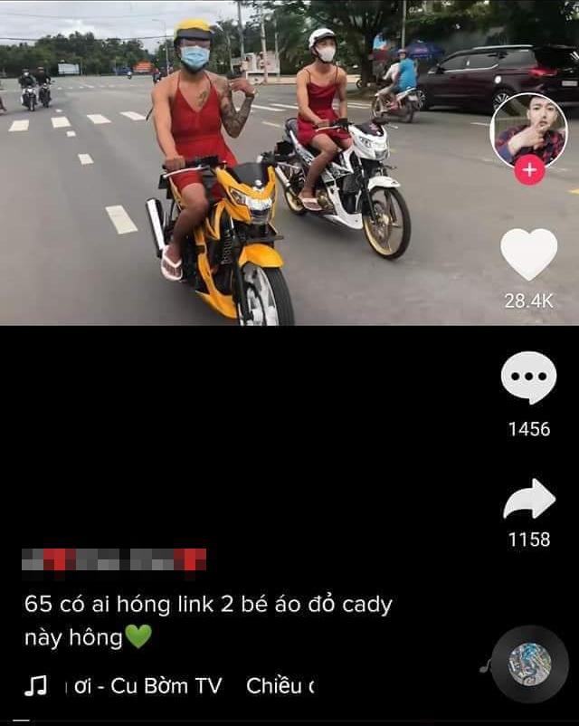 Trend dị Tik Tok: Con trai thử làm công chúa 1 ngày bằng cách mặc váy lượn xe máy ra đường-5