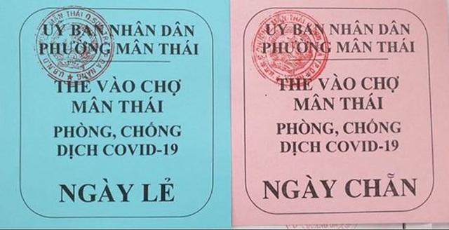 Từ 12/8, Đà Nẵng phát thẻ vào chợ, mỗi hộ dân 3 ngày được đi chợ 1 lần-1