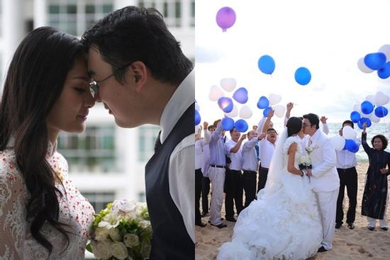 Lấy chồng 10 năm nhưng hoa hậu Hương Giang chưa một lần xem ảnh cưới hỏi