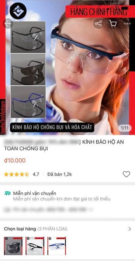 Trang Trần bị nghi đội giá bán nón và kính chống dịch Covid-19 cao gấp 10 lần-2