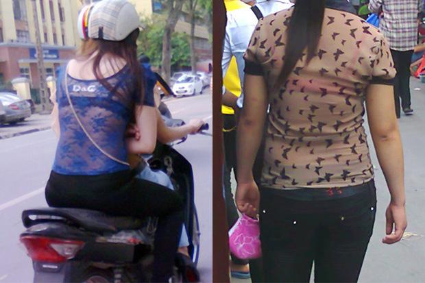 Những cô gái khoe nội y dưới manh áo mỏng lại còn quên cài dây an toàn-6