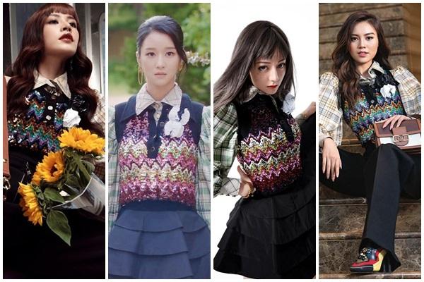 Địch Lệ Nhiệt Ba đẹp thần sầu với tóc ngắn, nhìn lại hao hao Hiền Hồ-11