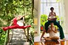 Mẹ Hồ Ngọc Hà luyện yoga cực đỉnh ở tuổi 63, đến con gái cũng thua xa