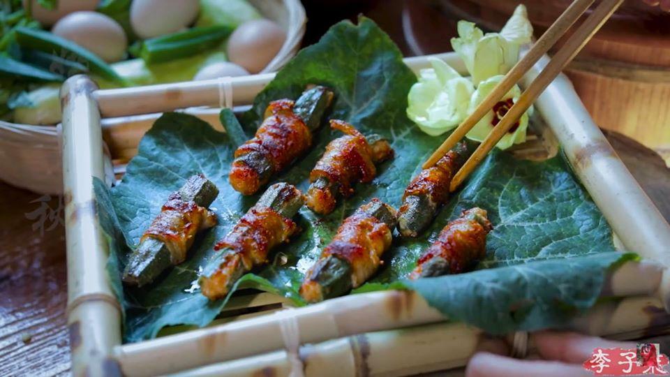 Học Lý Tử Thất làm thịt cuốn đậu bắp, gái vụng nhận về thảm họa mà ăn được hay không thì ‘hên xui’-1