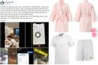 Bộ thể thao chồng Âu Hà My, áo choàng hồng 'Tuesday' thành trang phục bị 'lêu lêu'