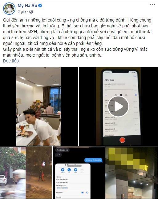 Phản ứng của Âu Hà My sau 1 đêm tố chồng ngoại tình: Con xin lỗi mẹ-1