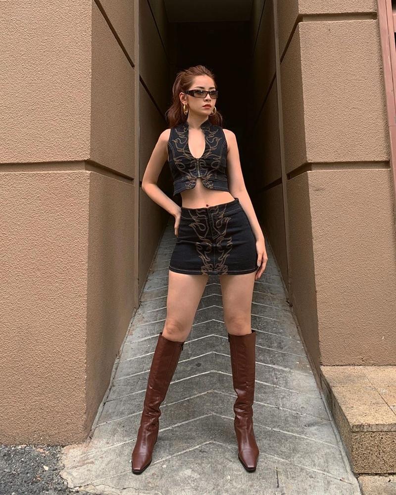 Học Thúy Vi - Chi Pu cách phối đồ xu hướng matchy-matchy cực độc-2