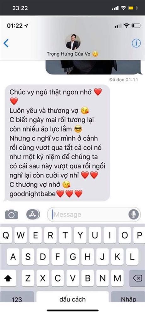 Đào mộ loạt tin nhắn sến rện Trọng Hưng gửi Âu Hà My, cạn tàu ráo máng khi cặp bồ-4