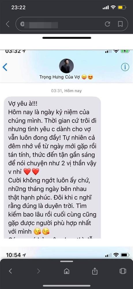 Đào mộ loạt tin nhắn sến rện Trọng Hưng gửi Âu Hà My, cạn tàu ráo máng khi cặp bồ-6