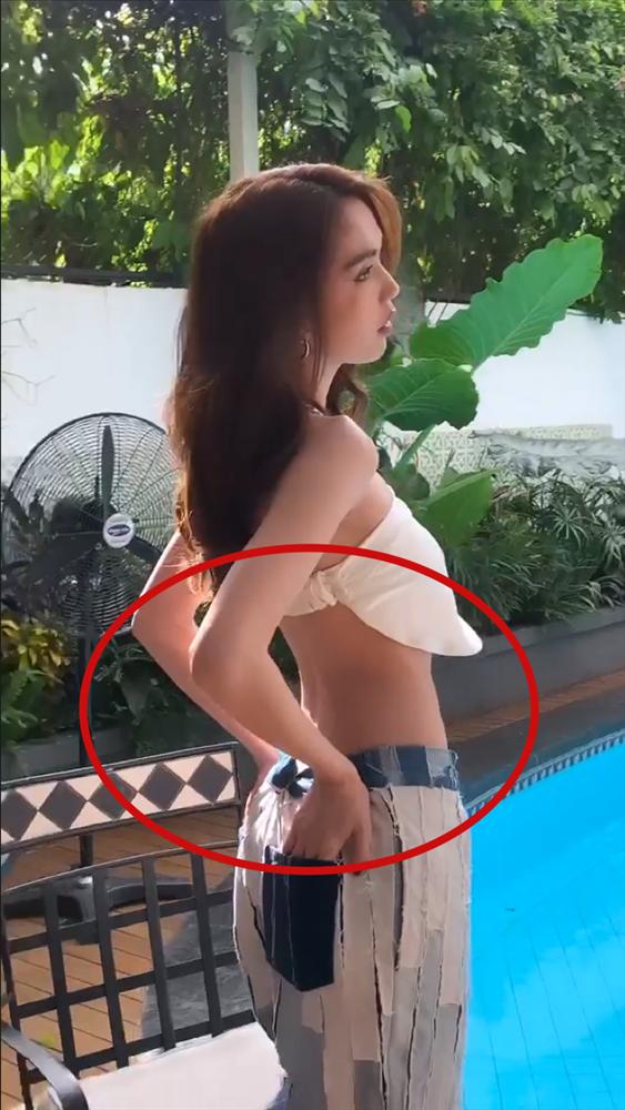 Ngọc Trinh bị phát hiện điểm bất thường trên gương mặt-7