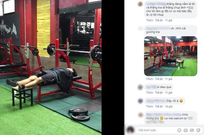 Xôn xao anh chồng sợ vợ vào phòng gym đắp áo ngủ nhờ hút nghìn like trên MXH và sự thật bất ngờ-2