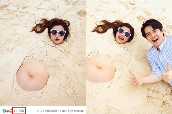 Ảnh Ông Cao Thắng lén xoa bụng bầu Đông Nhi ngoài đường gây sốt-4