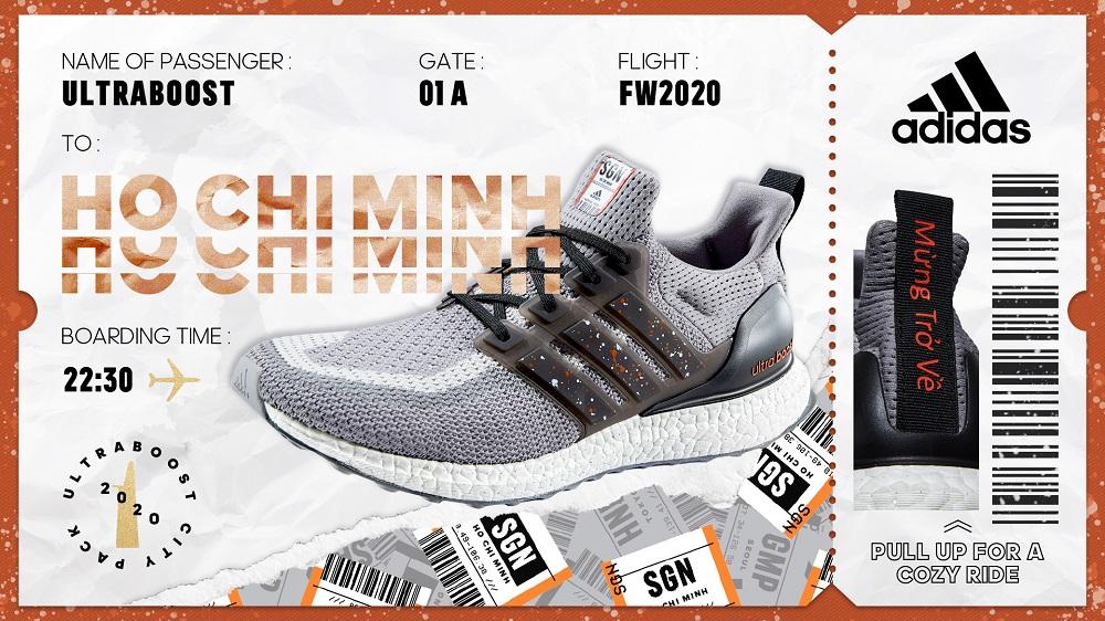 adidas tri ân ‘fan’ TP.HCM bằng phiên bản UltraBOOST City Pack mã code sân bay-1