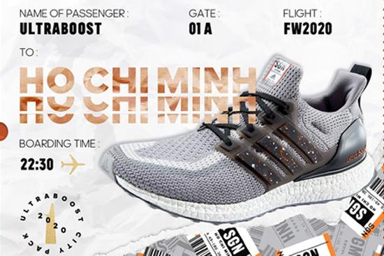 adidas tri ân ‘fan’ TP.HCM bằng phiên bản UltraBOOST City Pack mã code sân bay