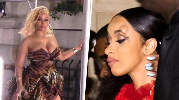 Just the other day, Cardi B threw a clog in her face, but now Cardi B implicitly compliments Nicki Minaj -1