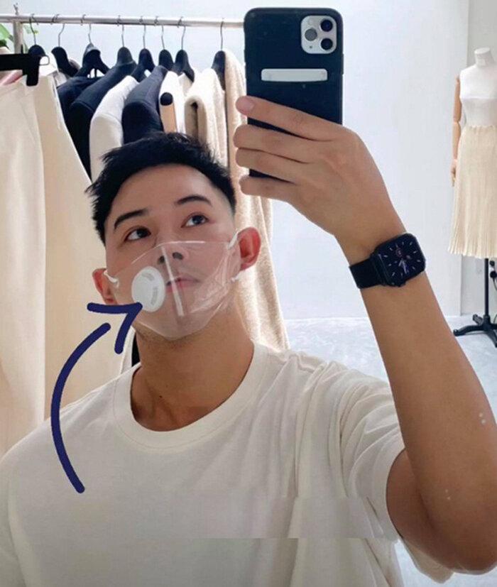 Sao Việt thích thú khẩu trang nhựa trong suốt cực kỳ thời trang mùa dịch Covid-5