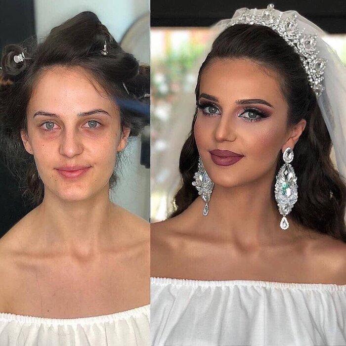 Loạt ảnh các cô dâu trước và sau được họa mặt chứng minh cho sức mạnh vô địch của make up-1