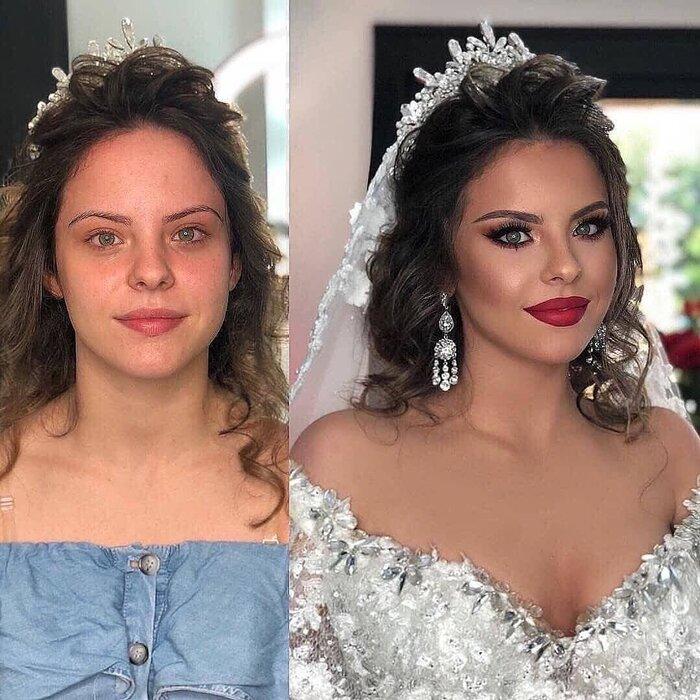 Loạt ảnh các cô dâu trước và sau được họa mặt chứng minh cho sức mạnh vô địch của make up-5