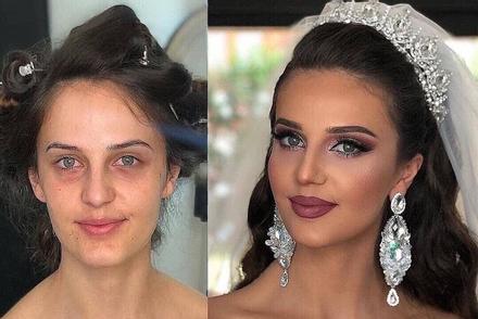 Loạt ảnh các cô dâu trước và sau được 'họa mặt' chứng minh cho sức mạnh vô địch của make up