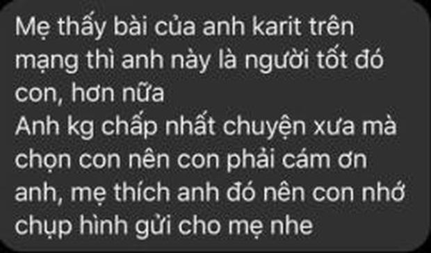 Đáng yêu như mẹ của Ricky Star: Hòa giải ồn ào rap diss, còn đề nghị con trai chụp hình Karik cho xem-5