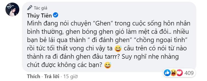 Thủy Tiên phát ngôn gây tranh cãi: Phụ nữ dại dột nhất là đi ghen-4