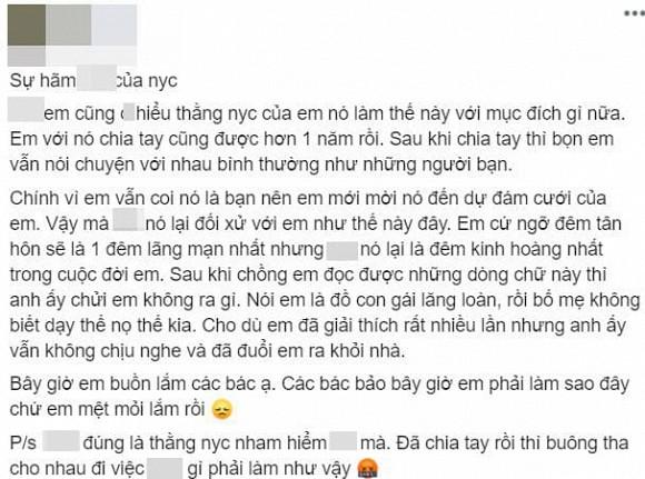 Mời tình cũ dự hôn lễ, cô dâu biến tân hôn thành địa ngục vì chiếc phong bì cưới-2